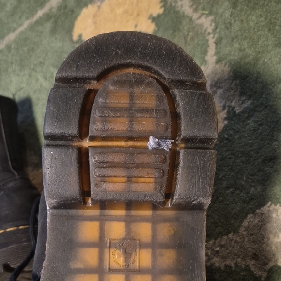 Dr. Martens Black Leather Men's Boots - Picture 8 of 16